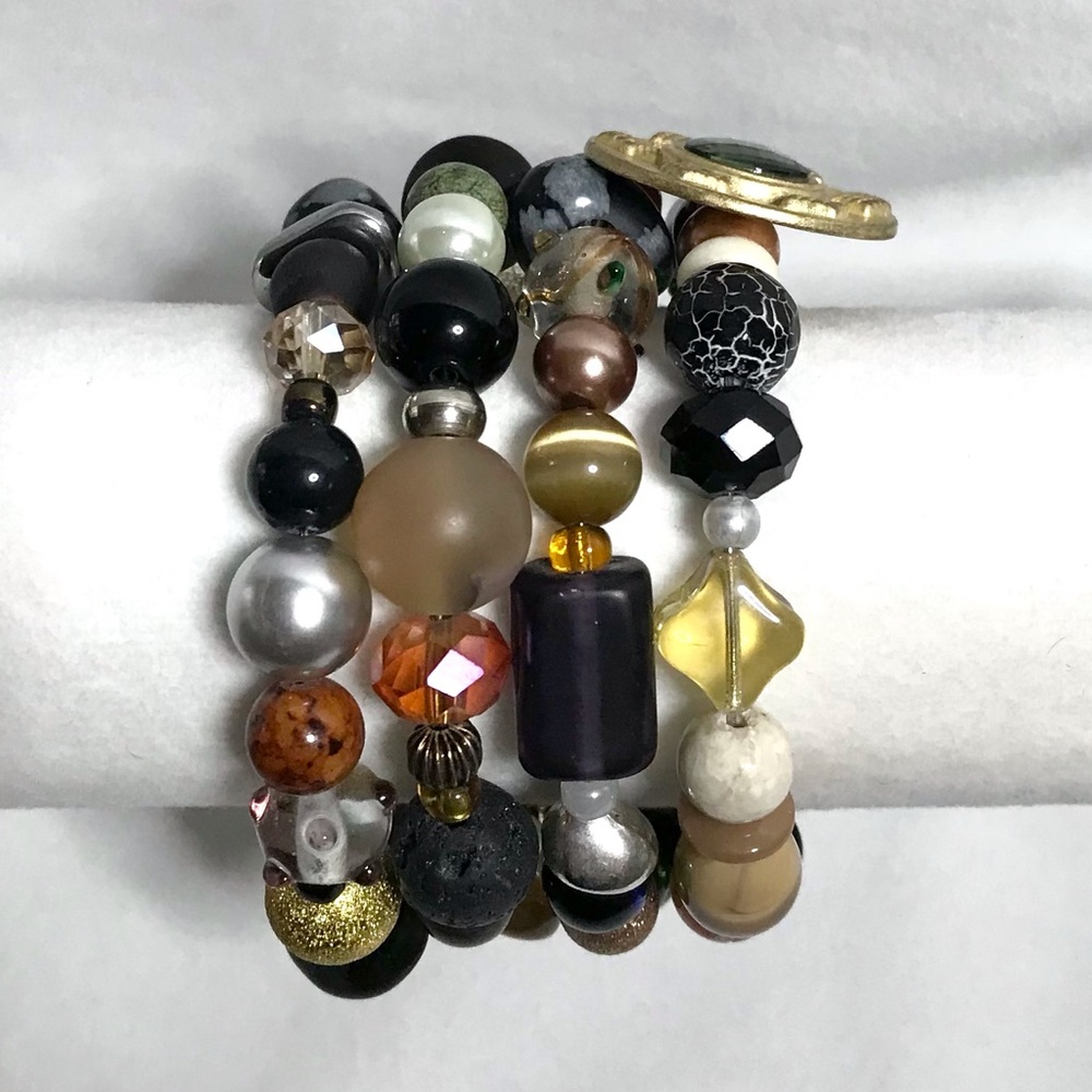 Handmade Bracelet with Vintage and Modern Elements  (NB72-3H) New Without Tags - Picture 3 of 8